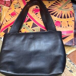 The Sak Small Black Leather Hand Bag